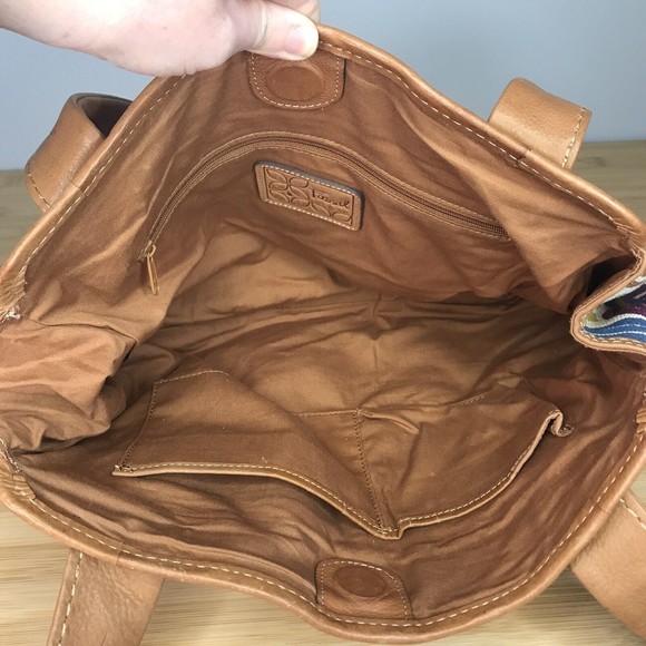 Fossil Canvas and Leather Floral Shoulder Bag - Picture 4 of 7